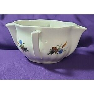 Pillivuyt French Porcelain White Sauceboat Gravy Boat Separator Fat & Lean